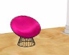 Cuddle chair pink& black