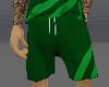 Green Lacoste Short