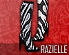 Stilettos Zebra Pattern