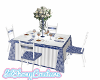 ~M~ WIN BLUE/WHITE TABLE