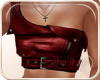 !NC Lil Leather Top Red