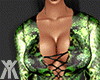 🅟 snake green dress