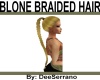 BLONE BRAIDED HAIR