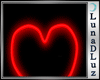 Lu)Heart Neon Red