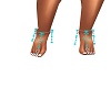 turquoise jewels feet
