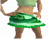 Green Twists Skirt
