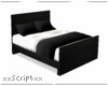 SCR. Black Wood Bed v2