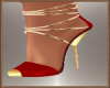 Red Gold Heels