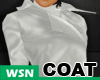 [wsn]LeatherCoat#White