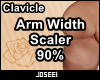 Arm Width Scaler 90%