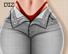 !!D Jeans L Grey Maroon