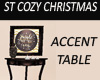 ST CHRISTMAS COZY TABLE