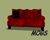 Opulant Red Dragon Couch