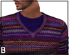 Purple Pattern Sweater