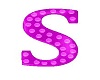 Pink Letter S