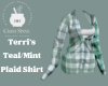 Terri's Teal  Pld Shirt