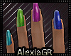 [A] Multi Colored Nails