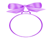 Violet Bow Frame