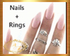 Nails + Rings/Unhas