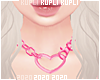 $K Heart Chain Necklace