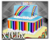 {TCL} RainbowBday Cake