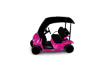 Golf Cart Pink LV