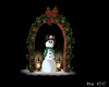 Christmas Snowman Arch