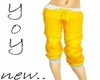 Lemon pants Yellow