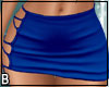 Blue Side Tie Skirt