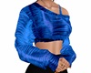 Blue Crop Sweater