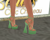 DONNA SPRING SHOES GREEN