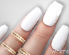 OMG White Nails