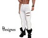 white muscle jeans