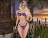Purple Leopard Bikini