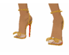 gold and diamond heels