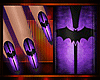 [Key]Nails Purple Bat