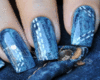 Blue Jeans Nails