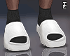 Sandals White + Socks