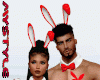 Bunny Outfit Red Couple