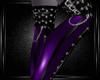purple perf pvc boots