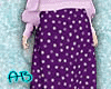 [AB] Violet Calf Skirt