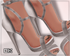 K| Heidi Heels (Silver)
