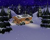 Christmas Mt Log Cabin
