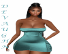 MARSHAE TEAL DRESS
