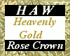 Heavenly Gold Rose Crown