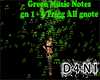 Green MusicNote Particle