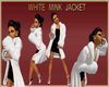 (MB)White Mink Jacket