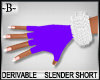 ~B~DRV Slender Fur Glove