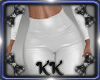 KK Ivory Leather Pants