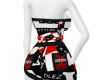 LV DENIM DRESS RLL BLK